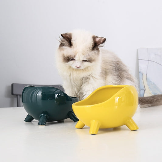 High Foot Pet Bowl With Raised Stand